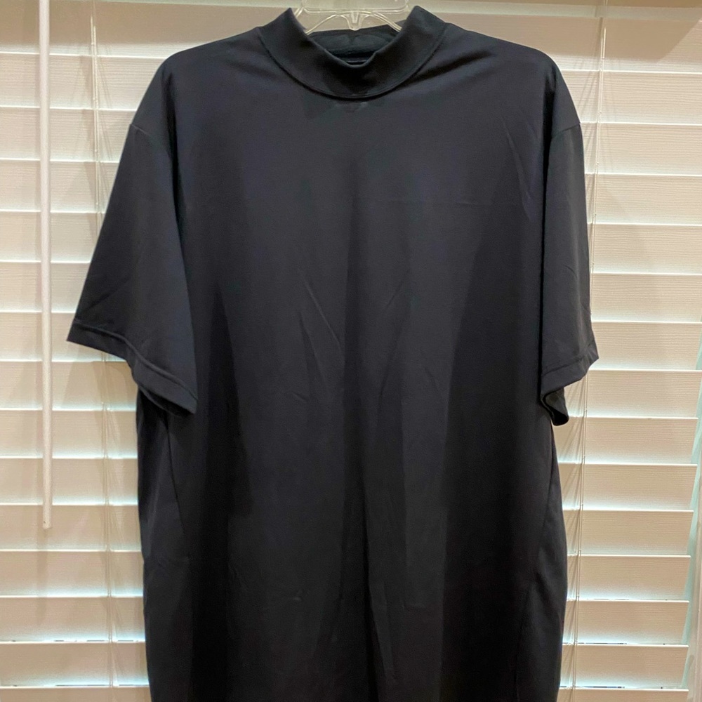 Men’s Mizuno Dry Lite Light Weight Black Short Sleeve Jersey Tee EUC Size XL